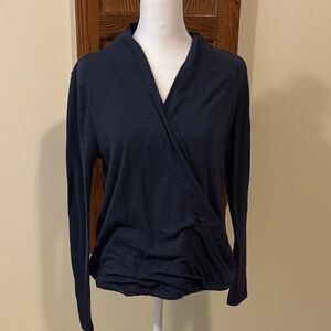 LOFT Navy Top - size Small